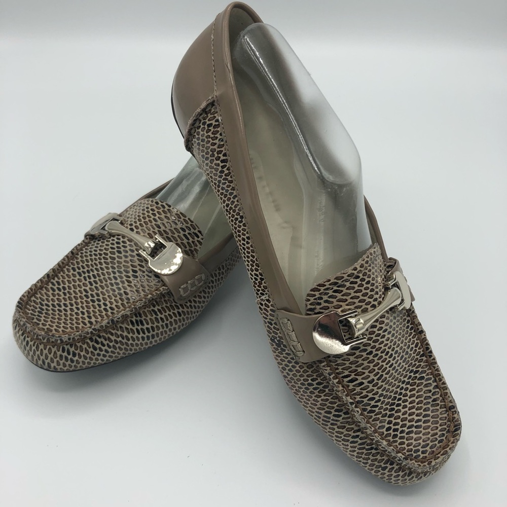 Anne Klein Tan Speckle Flats- Size 6.5